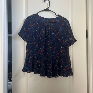 Peplum Madewell Top